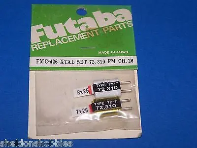 Futaba (Fm 72.310) Tx/Rx Crystal Set Channel 26 #Fmc-426 1