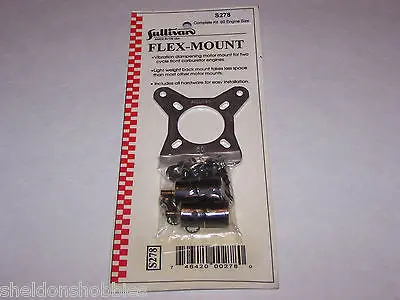Sullivan Flex Mount Rubber Isolators Complete Kit .60 Engine Size) #S278 1