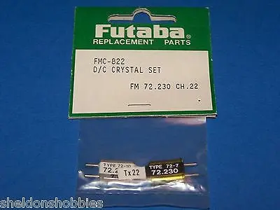 Futaba D/C Crystal Set (Fm 72.230) Channel 22 #Fmc-822 1