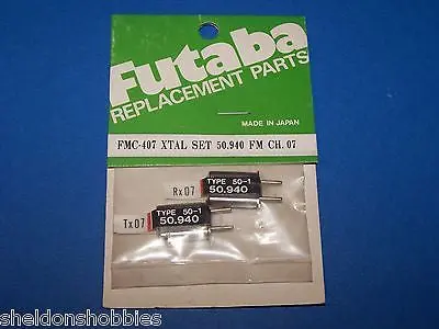 Futaba Crystal Set (Fm 50.940) Tx/Rx Channel 07 #Fmc-407 1