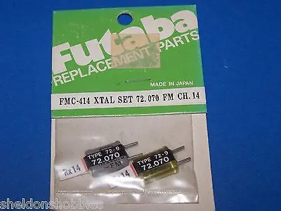 Futaba Crystal Set (Fm 72.070) Tx/Rx Channel14 #Fmc-414 1
