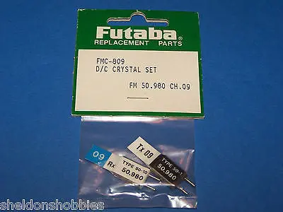 Futaba D/C Crystal Set (Fm 50.980) Tx/Rx Channel 09 #Fmc-809 1