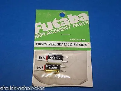 Futaba Crystal Set (Fm 72.230) Tx/Rx Channel 22 #Fmc-422 1