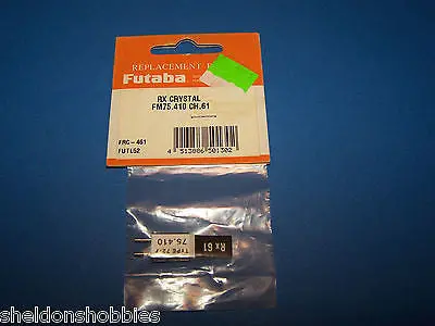 Futaba (Fm 75.410) Rx Crystal Channel 61 #Frc-461 1