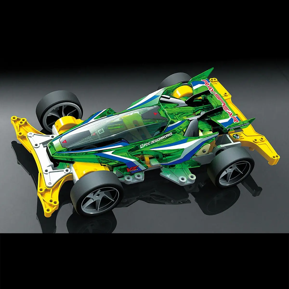 Tamiya 1/32 Yamazaki Racer Kit Vz Chassis Mini 4Wd - Tam18099 1