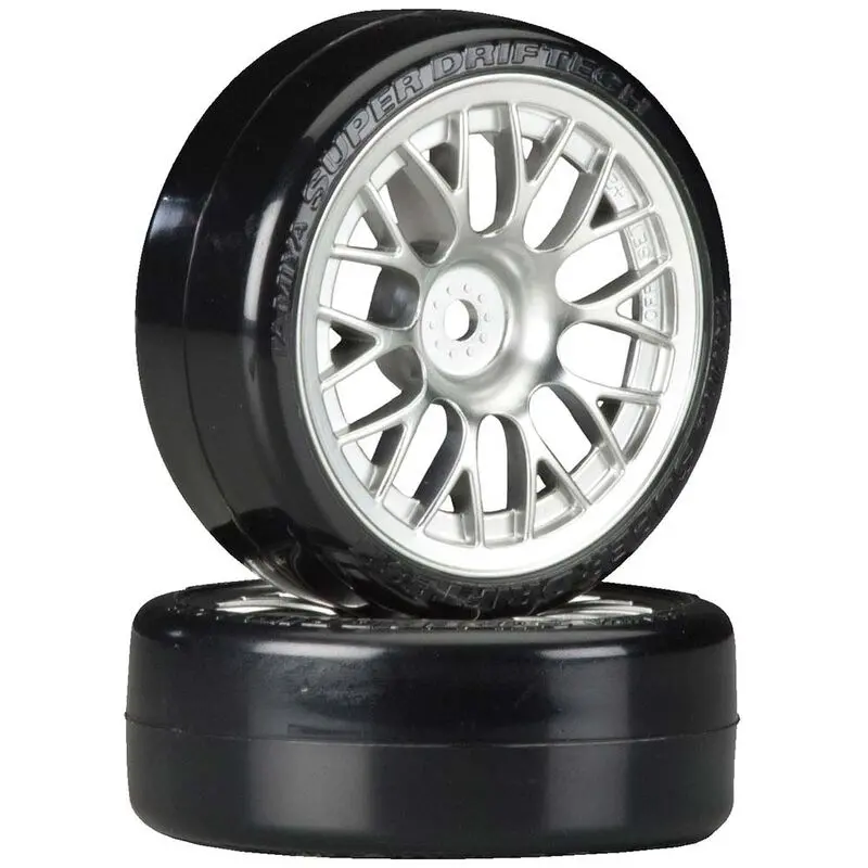 Metal Plated Mesh Wheels With Cmntd Sup Driftech Tires, 24Mm 1
