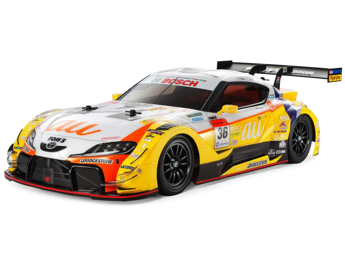 Tamiya Au Tom's Gr Supra Body W/Parts Set (Clear) 1