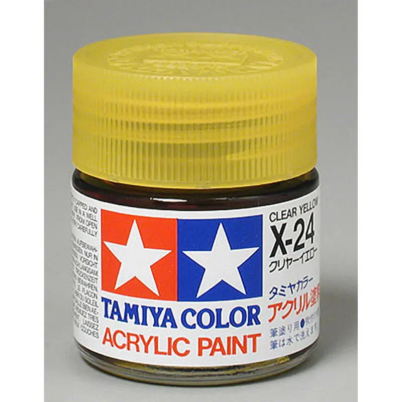 Acrylic X24 Gloss Clear Yellow - Tam81024 1