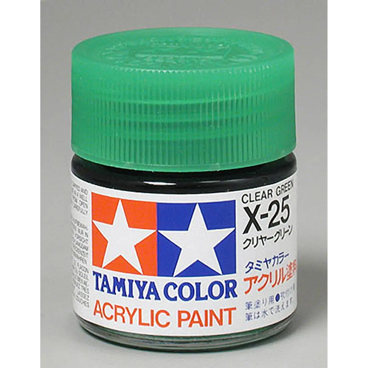 Acrylic X25 Gloss Clear Green - Tam81025 1