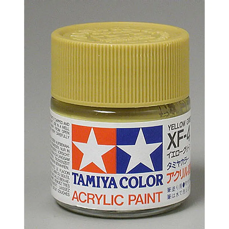 Acrylic Xf4 Flat Yellow Green - Tam81304 1