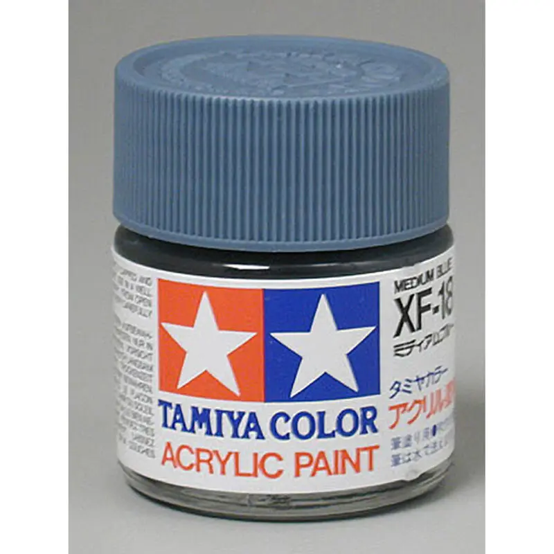 Acrylic Xf18 Flat Med Blue - Tam81318 1