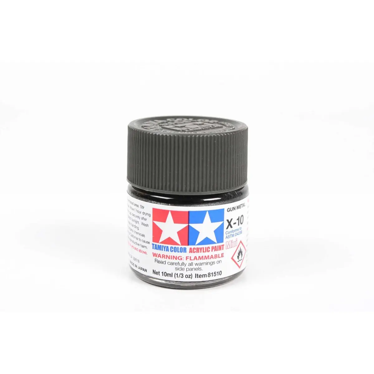 Acrylic Mini X10, Gun Metal - Tam81510 1