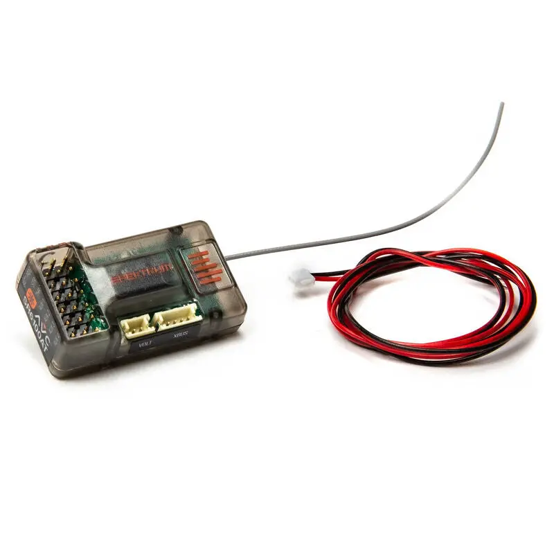 Sr6100at Dsmr 6-Channel Avc Telemetry Surface Receiver - Spmsr6100at 1