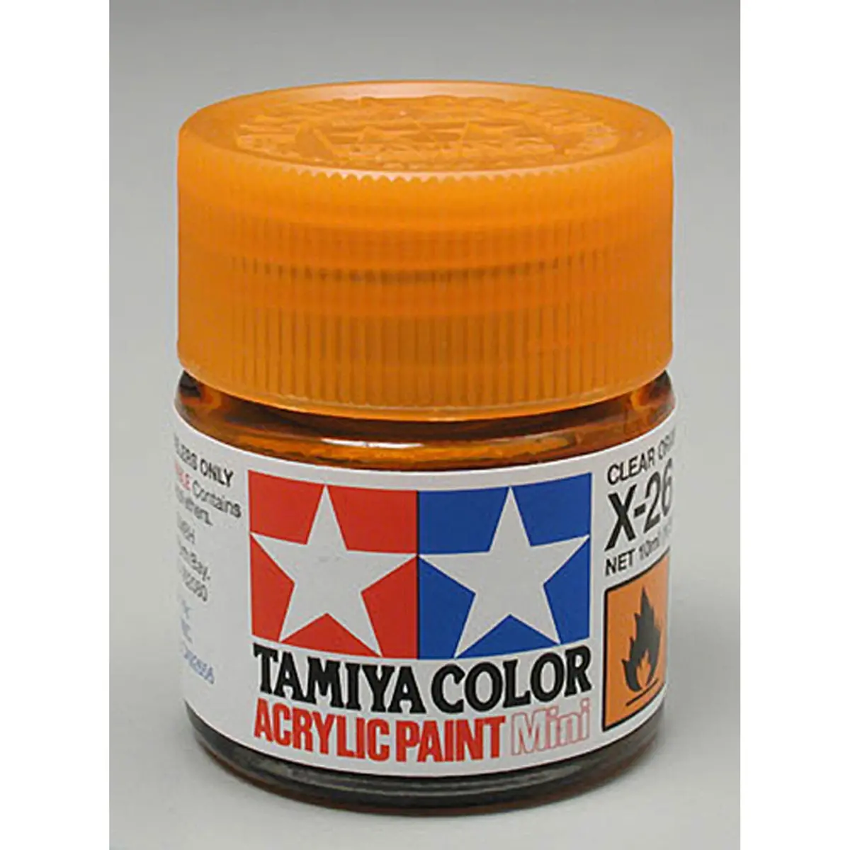 Acrylic Mini X26, Clear Orange - Tam81526 1