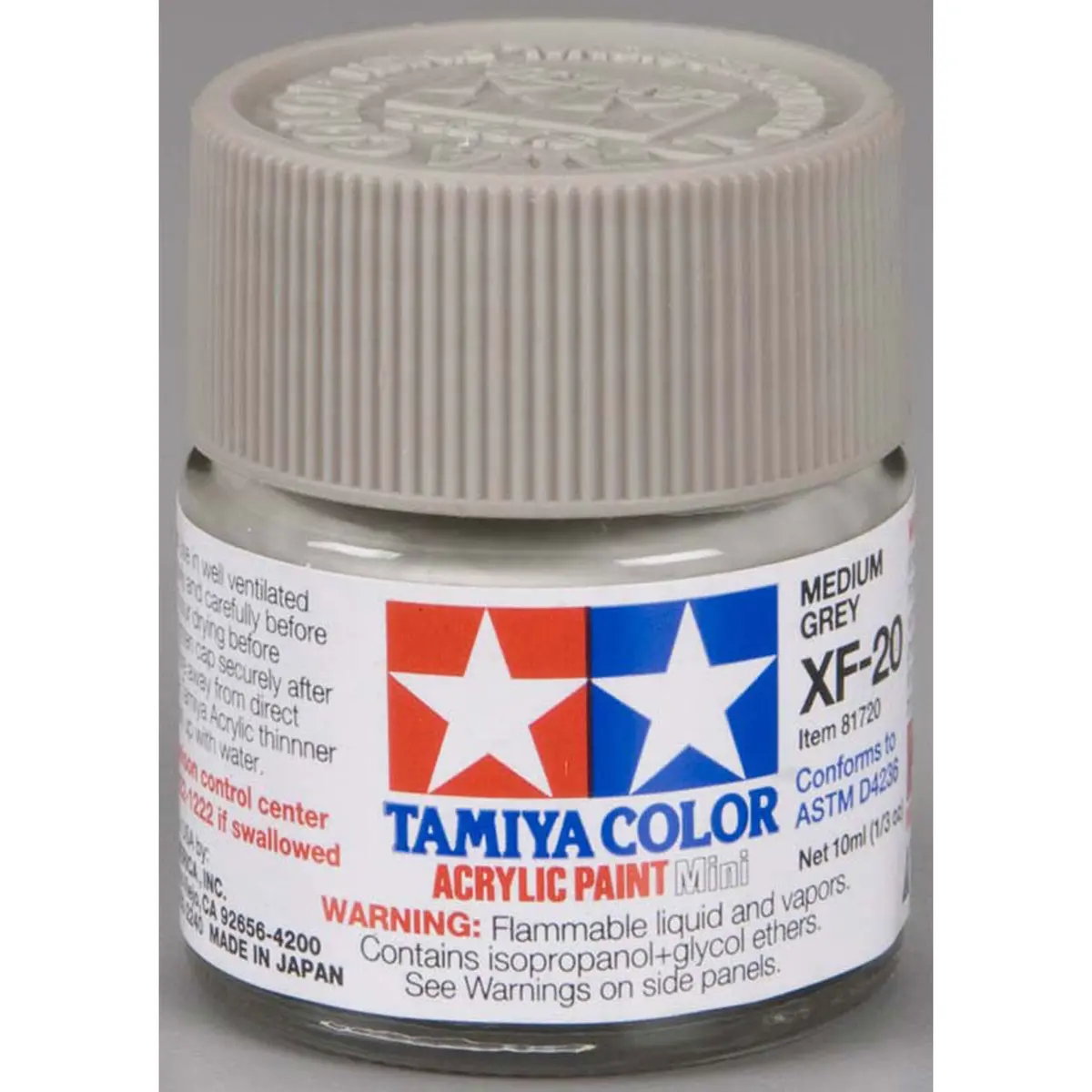 Acrylic Mini Xf20, Medium Grey - Tam81720 1