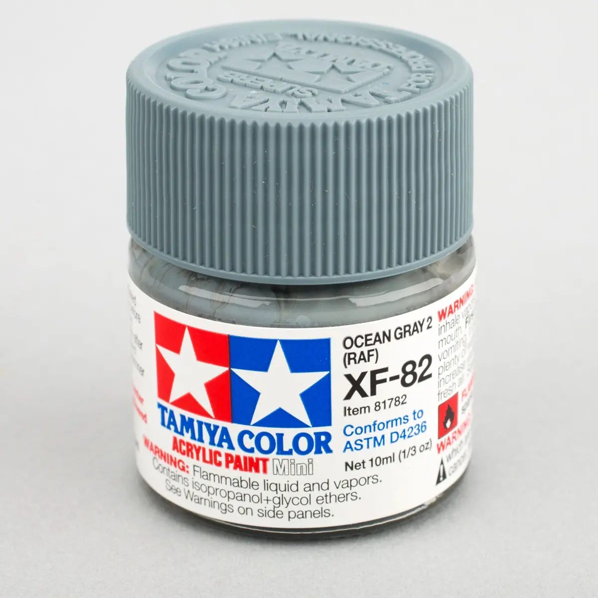 Acrylic Mini Xf-82 Ocean Gray 2 Raf 10Ml Bottle - Tam81782 1