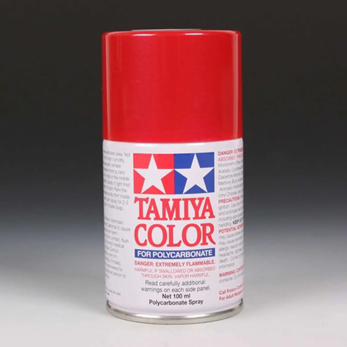Tamiya Polycarbonate Ps-15 Metal Red Spray 100 Ml - Tam86015 1