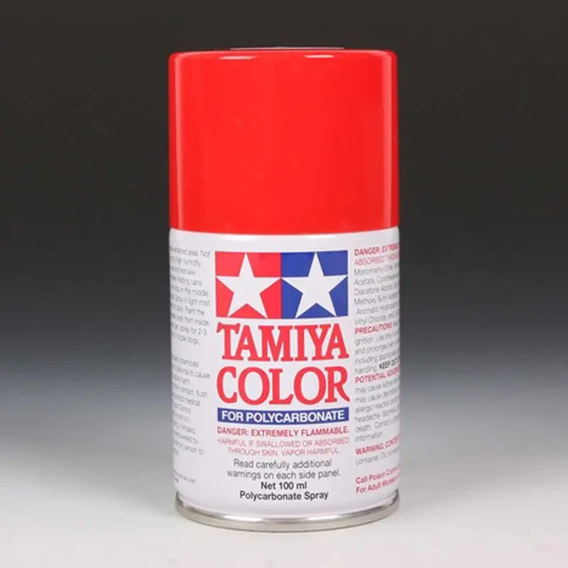 Polycarbonate Ps-34 Bright Red Spray 100 Ml - Tam86034 1