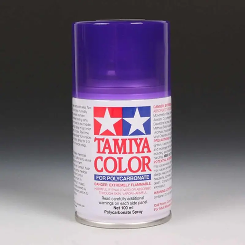 Tamiya Polycarbonate Ps-45 Translucent Purple Spray 100 Ml - Tam86045 1
