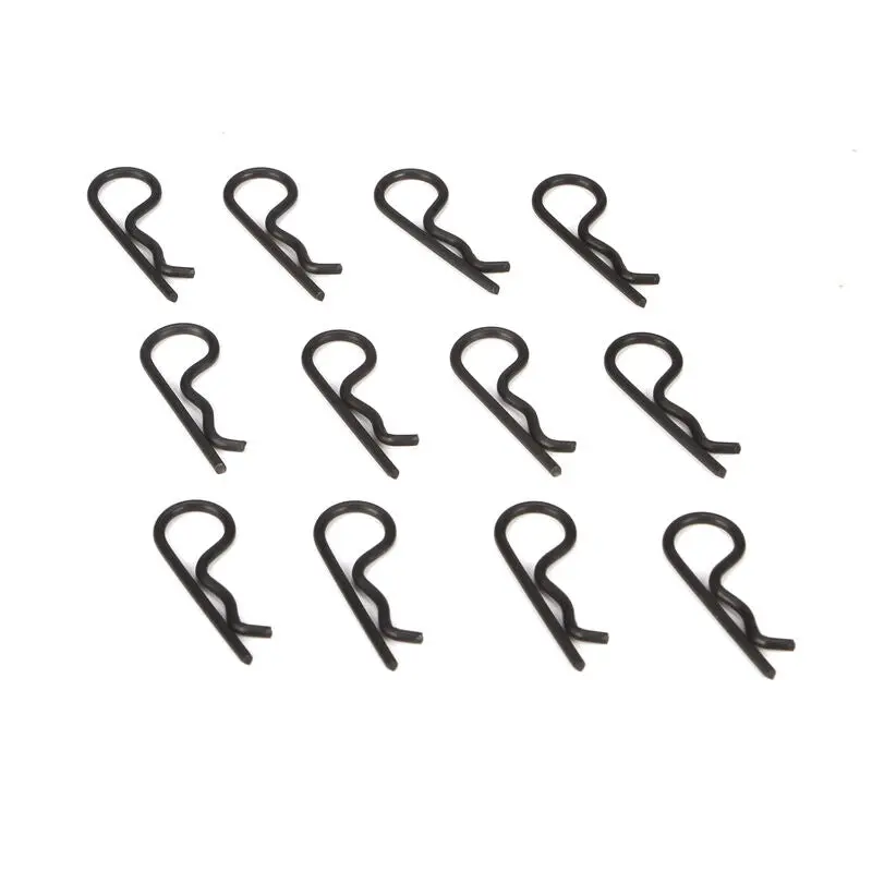 Body Clips, Black (12): 22/22-4 1