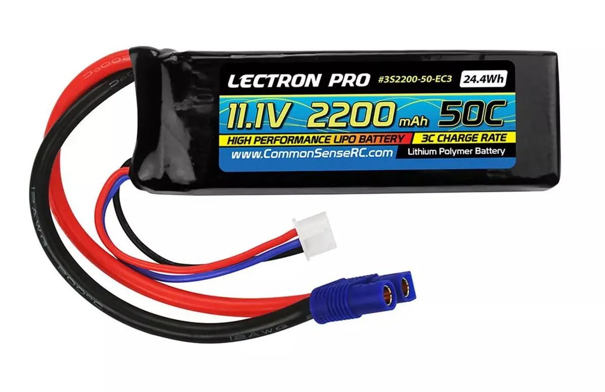 Lectron Pro 11.1V 2200Mah 50C Ec3 Connector 1