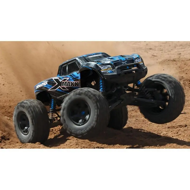 1/6 X-Maxx 4Wd Truck Rtr With Tsm, Tqi 2.4Ghz, Vxl-8S, Blue (Tra770864t2) 1