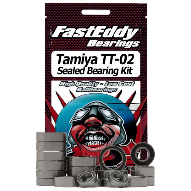 Fasteddy Bearings Tamyia Tt-02 Chassis Sealed Bearing Kit 1