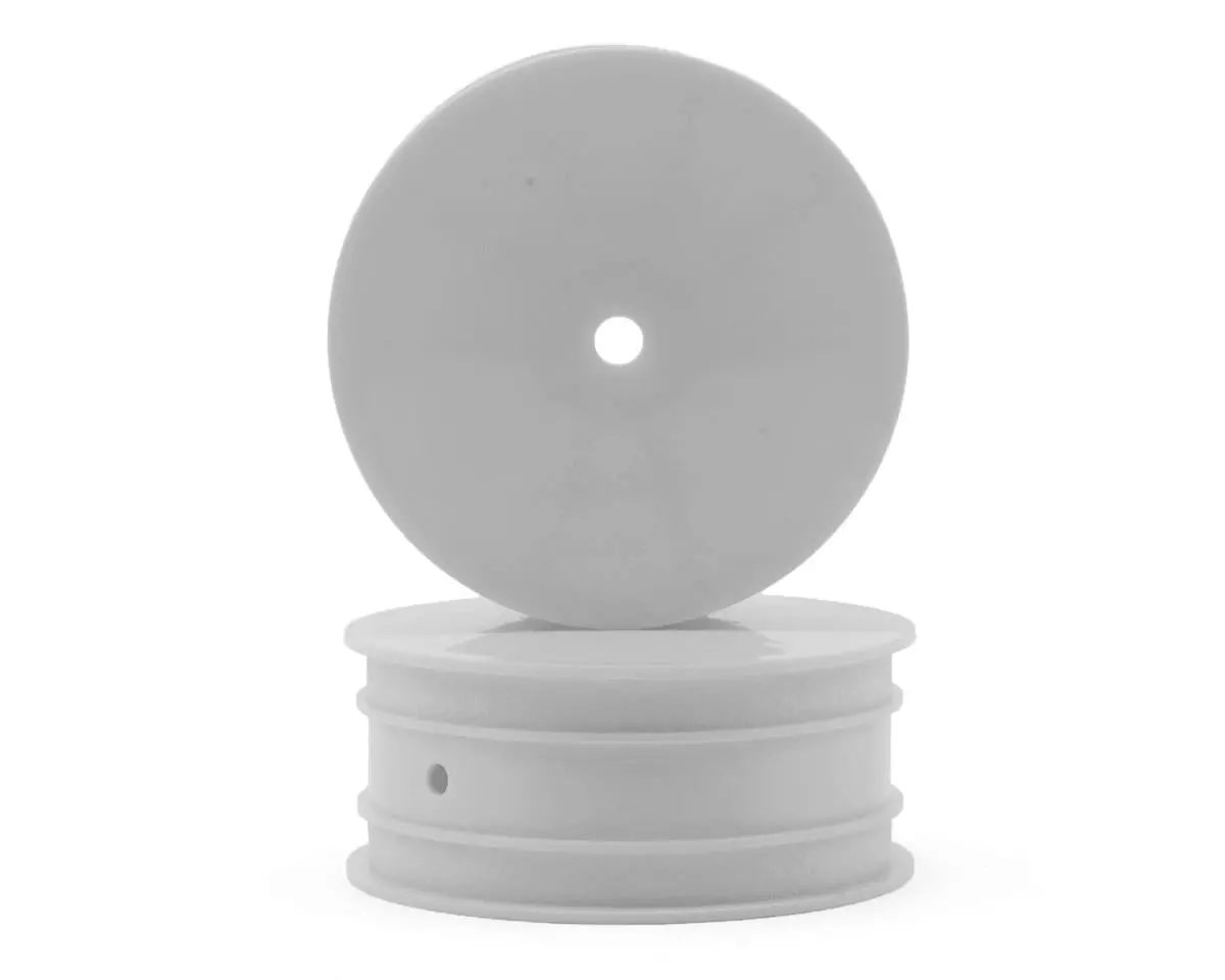 Associated 12Mm Hex 2.2 4Wd Front Buggy Wheels (2) (B64) (White) 1