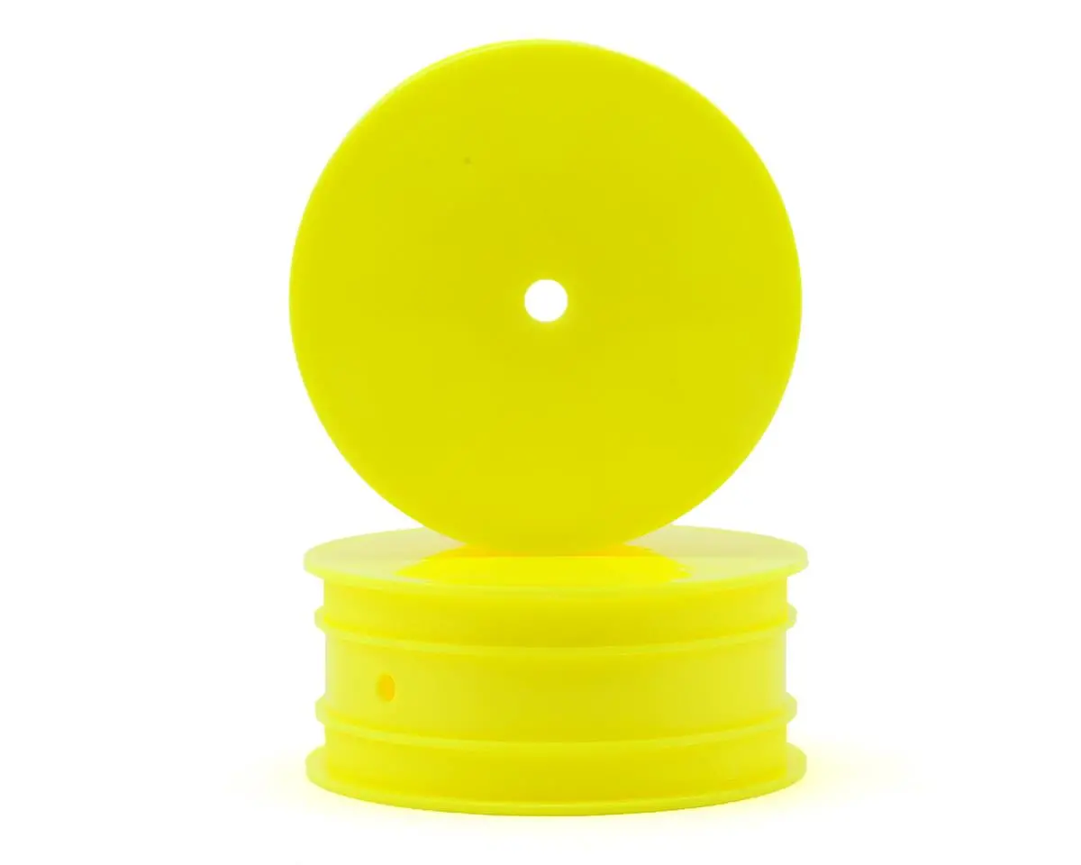 Associated 12Mm Hex 2.2 4Wd Front Buggy Wheels (2) (B64) (Yellow) 1