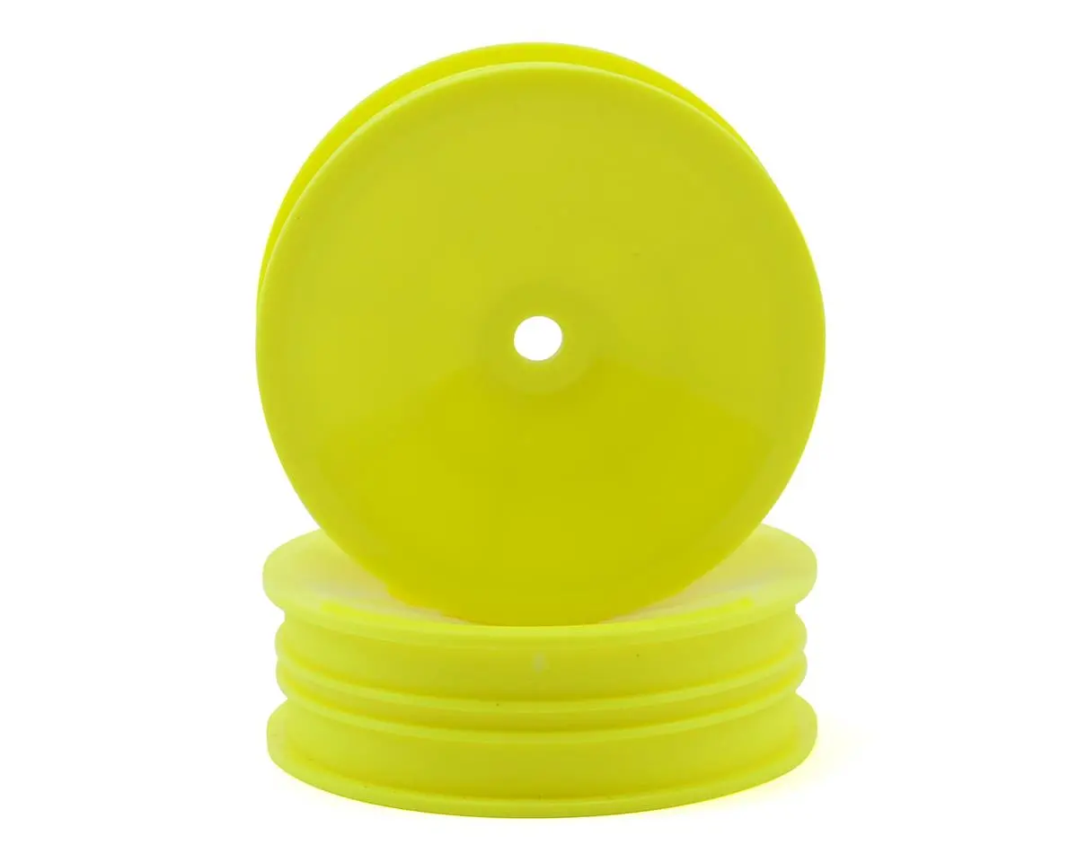 Associated 12Mm Hex 2.2" "Slim" Front Buggy Wheels (Yellow) (2) (B6) 1