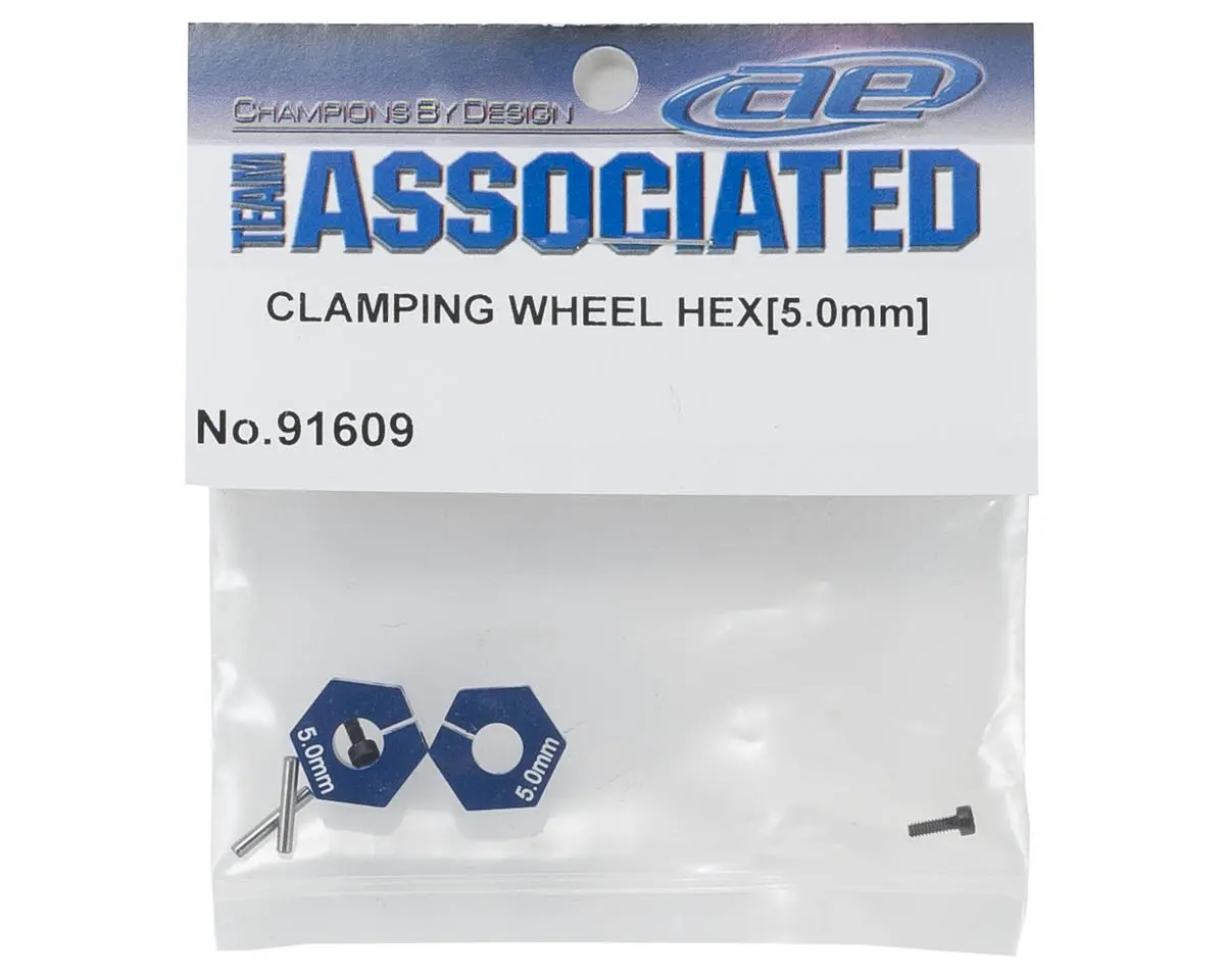 Associated Ft Clamping Wheel Hex, 5Mm  91609 1