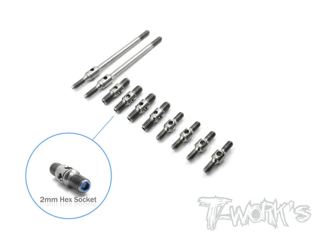 Titanium Turnbuckle Set For Mugen Mrx-6 1