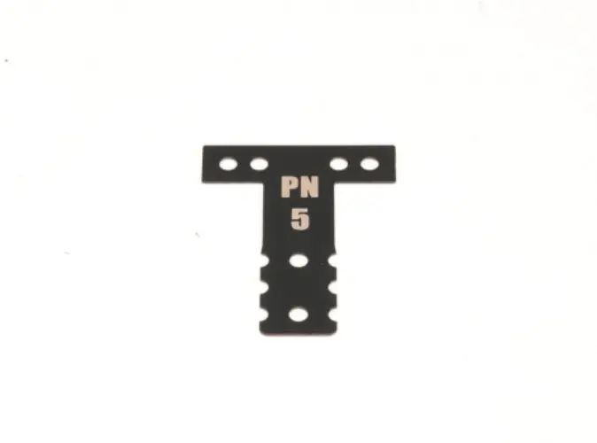 Pn Racing Mini-Z Mr03/Mr04 Mm Spring Steel T-Plate (Black) 1