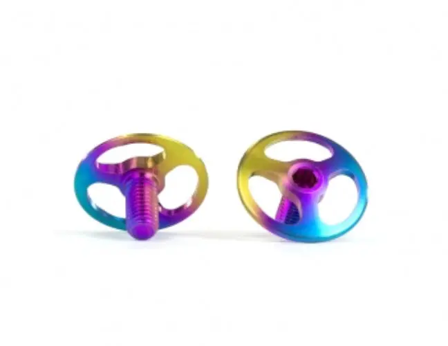 Avid Triad Titanium Wing Screws (Oil Slick) 1