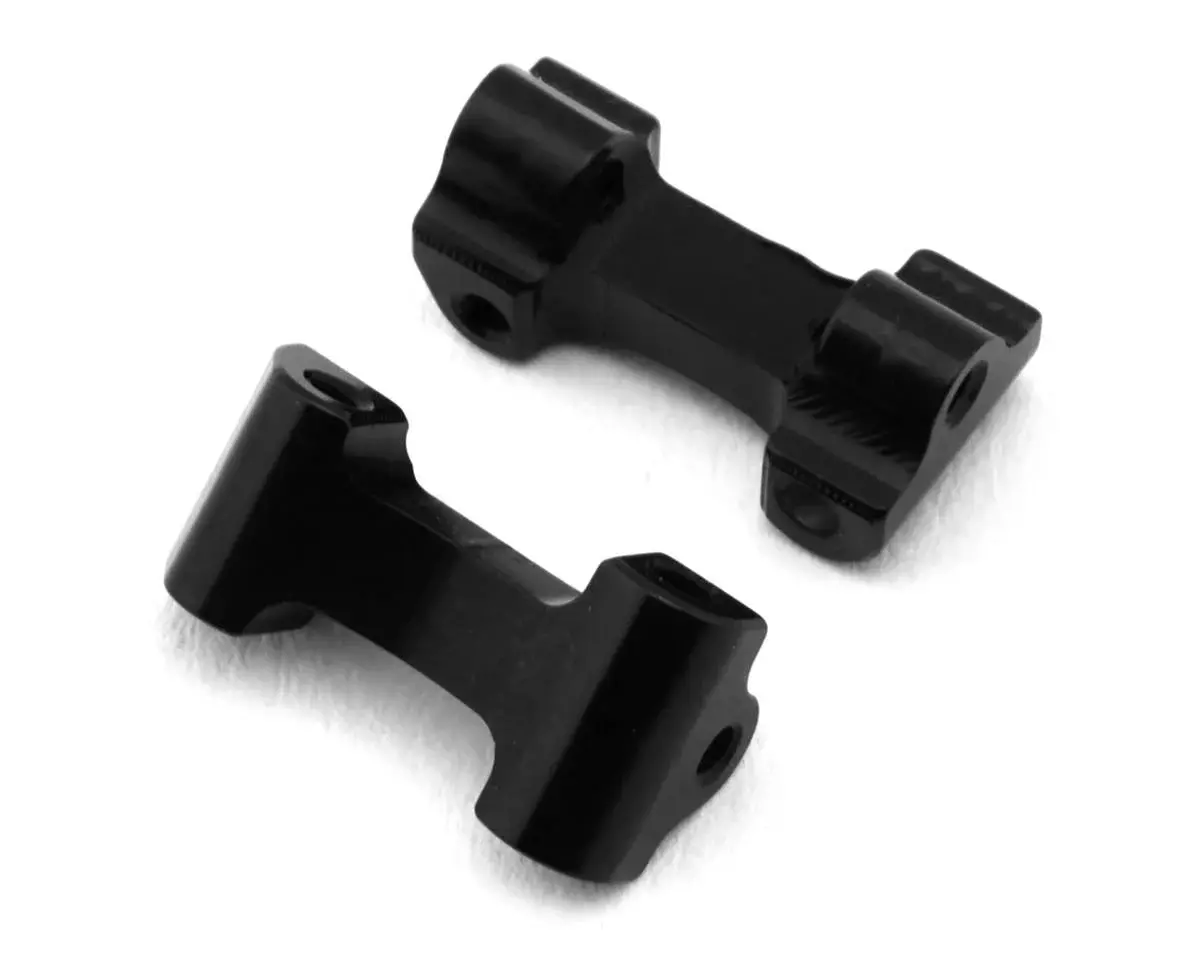 Upgrade Rc Machined 7075 Aluminum Front Caster Blocks For Losi Micro-B (Black) (2) 1