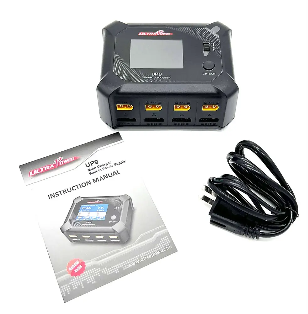 Ultra Power Up9 Ac100w/Dc200w 4 Channel Ac/Dc Smart Battery Charger 1
