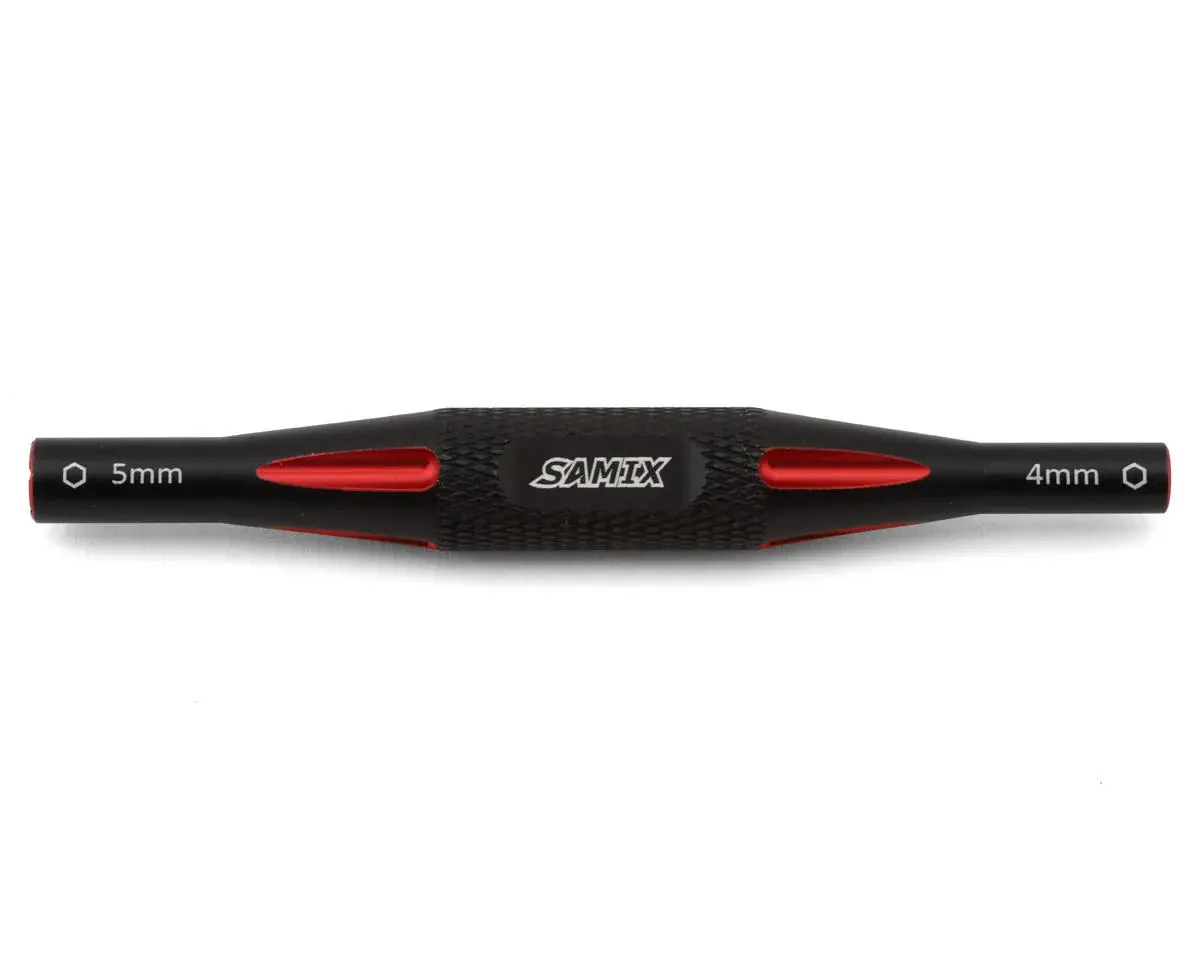 Samix Aluminum Wheel Nut Wrench (4Mm/5Mm) (Red) 1