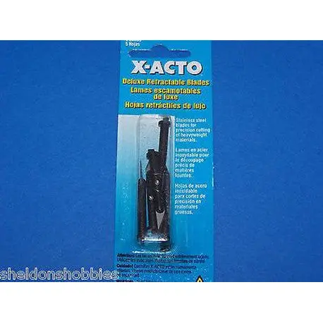 X-Acto X-Calibre Retractable Stainless Blades (5) #295 1