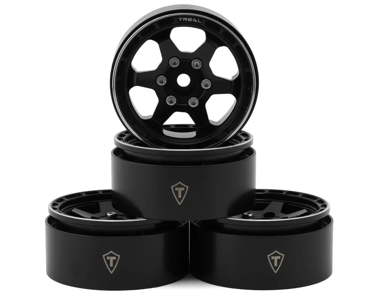 Treal Hobby Type H 1.9" 6-Spoke Beadlock Wheels (4) 1