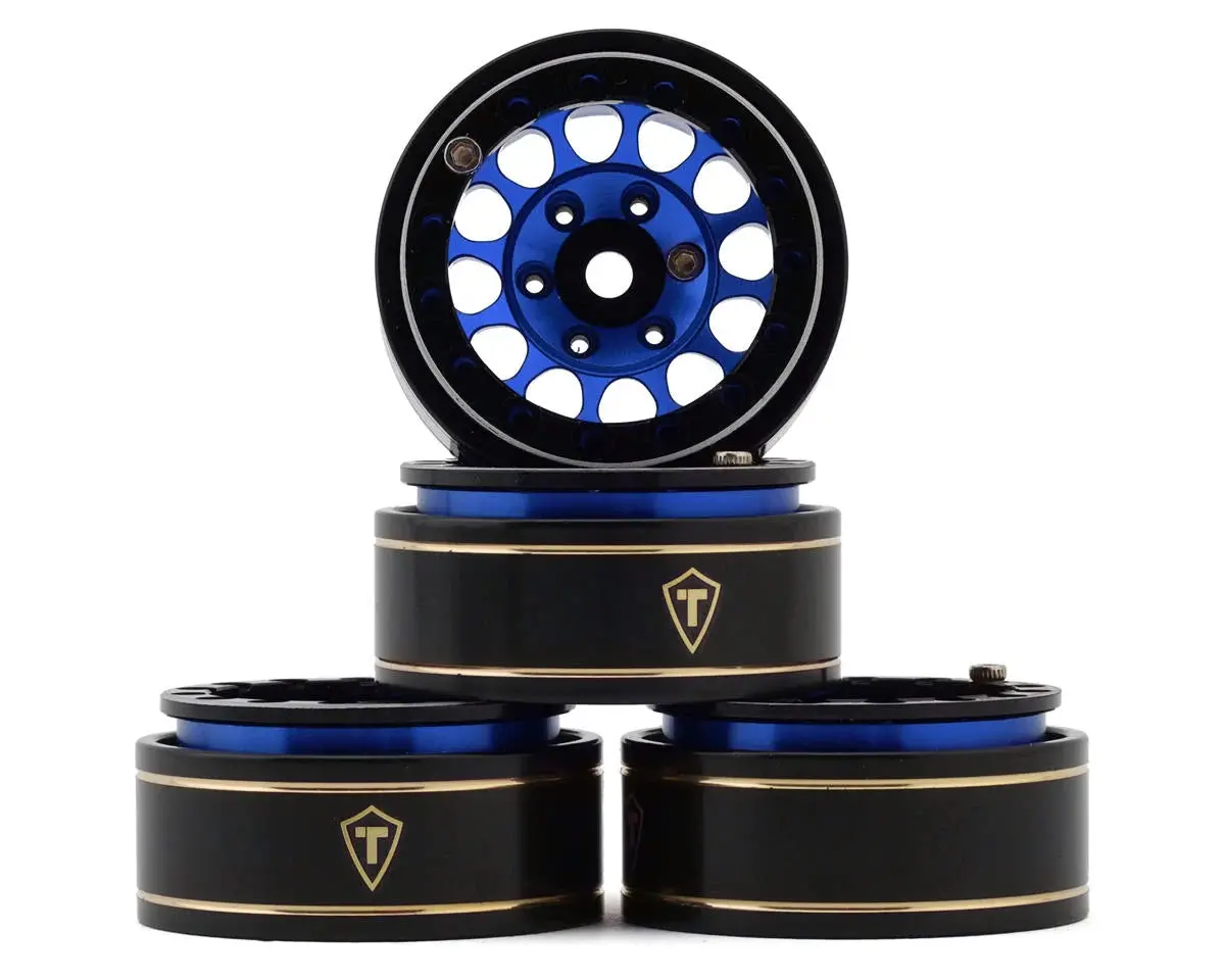 Treal Hobby Type I 1.0" Classic 12-Spoke Beadlock Wheels (4) 2