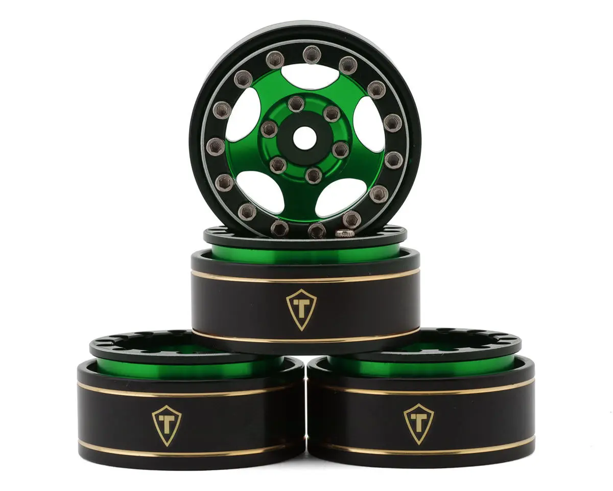 Treal Hobby Type B 1.0" 5-Spoke Beadlock Wheels (4) (22.4G) 1