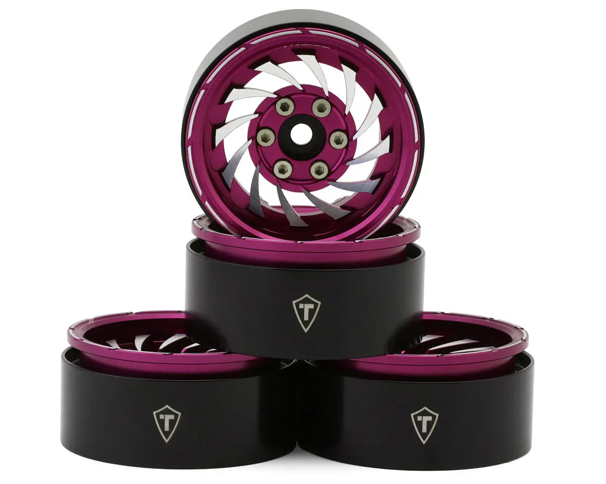 Treal Hobby Cyclone 1.9" Aluminum Beadlock Wheels (4) (122.5G) 2