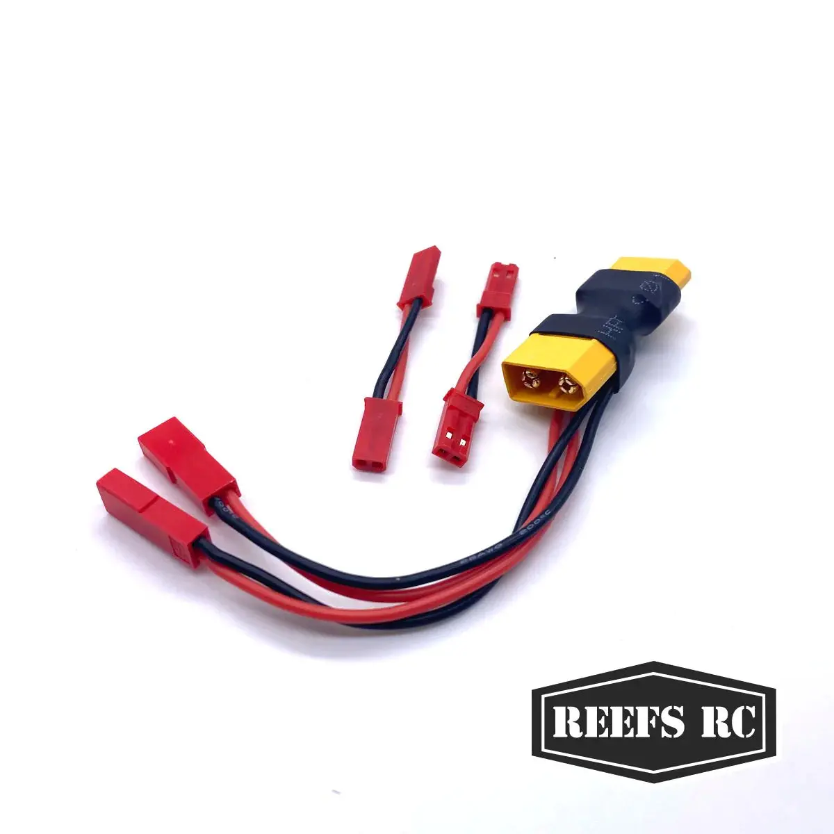 Xt60 Dual Jst Connector W/ 2 Male-Male Adaptors 1