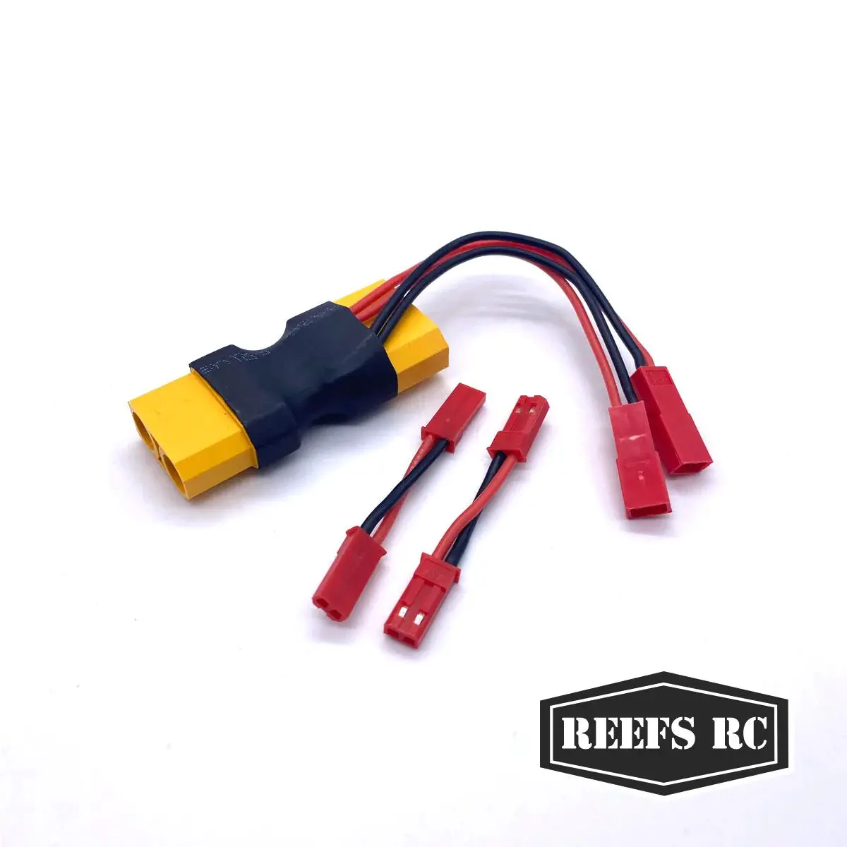 Xt90 Dual Jst Connector W/ 2 Male-Male Adaptors 1