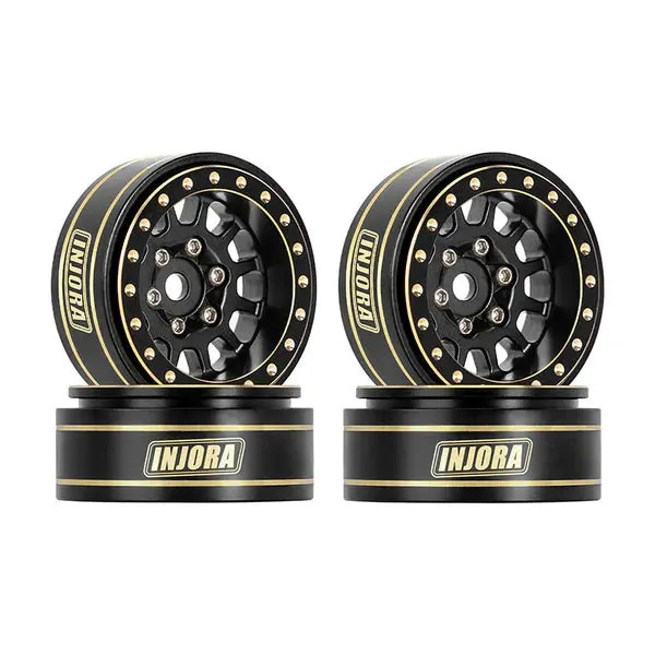 Injora 1.0 Plus Brass -3.75Mm Offset Wheels For Micro Crawlers (1101Bk) 1