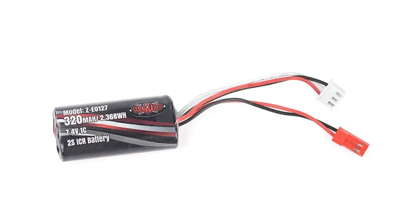 Rc4wd 7.4V 320Mah Lithium Ion Battery W/ Balance Plug 1