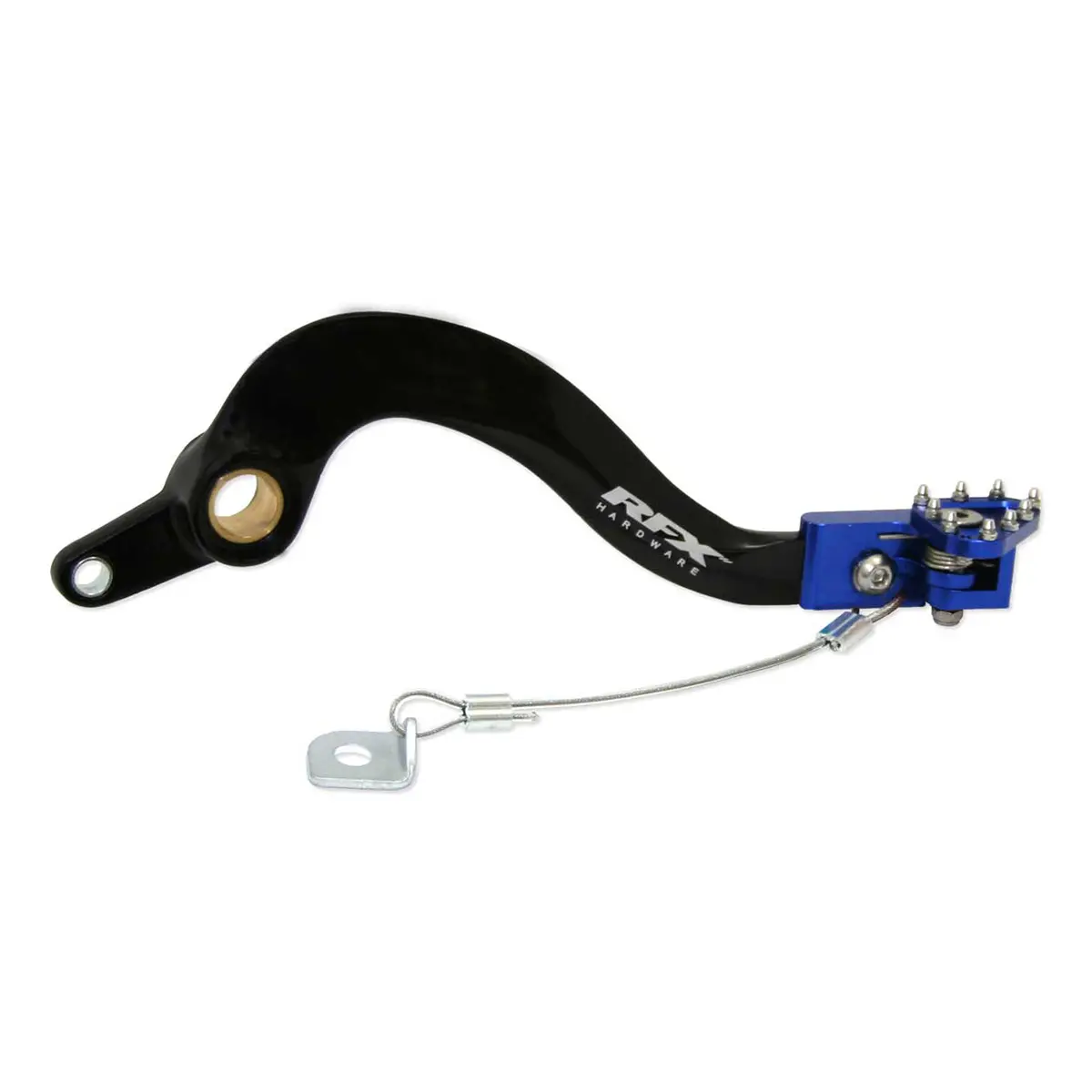 Rfx Fxrb 40400 99Bu Blue Folding Rear Brake Pedal 05-25 Yamaha Yz125/250 1