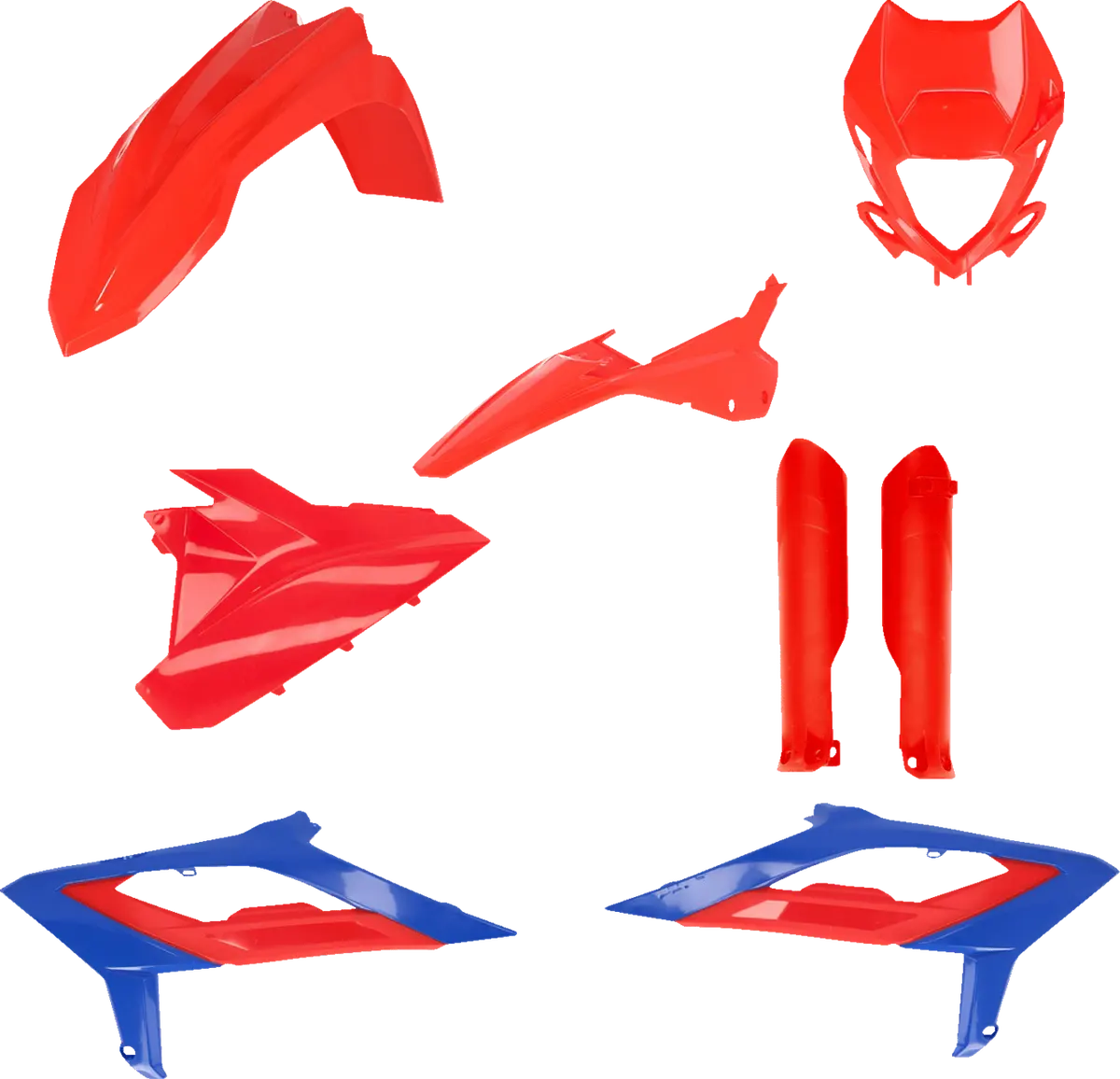 Acerbis 2979471228 Plastic Kit Red/Blue 2023-2024 Beta Rr/Rx/Race 125 200 250 300 350 390 430 480 1