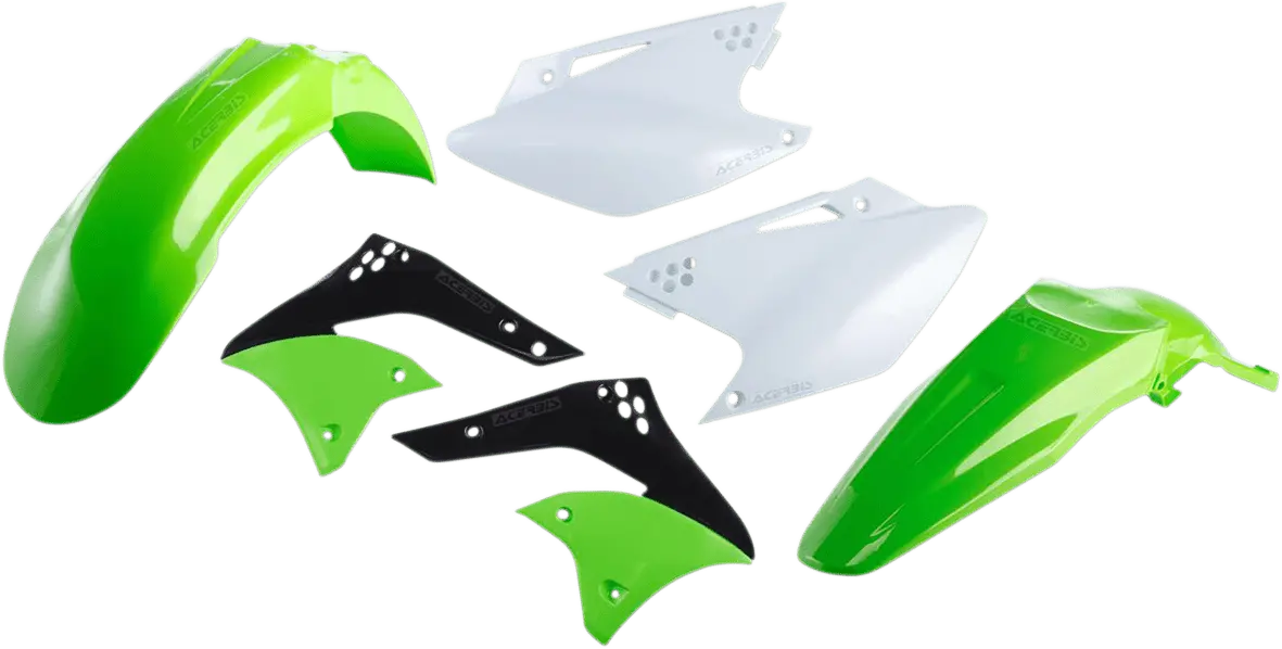 Acerbis Body Kit 2041050215 Oem – Fits 2006-2008 Kawasaki Kx250f – Standard Plastic Replacement Kit 1