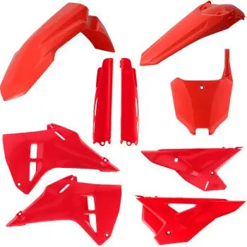 Acerbis Full Replacement Body Kit - Black, Grey, Red/Black - 2025 Honda Crf250r, Crf450r 4
